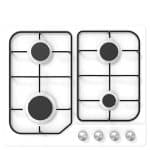 כיריים גז MIDEA מידאה 60G40ME401W