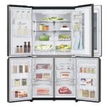 מקרר מקפיא תחתון 4 דלתות LG אל ג'י GR-X720INS