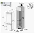 מקרר מקפיא תחתון SAMSUNG סמסונג BRB266030WW