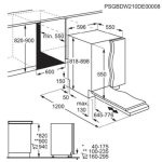מדיח כלים אינטגרלי מלא ELECTROLUX אלקטרולוקס EEQ47200L