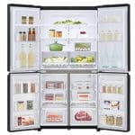 מקרר מקפיא תחתון 4 דלתות LG אל ג'י GRB718MB