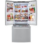 מקרר מקפיא תחתון 3 דלתות LG אל ג'י GRB265MM