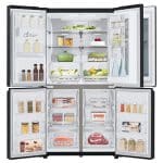 מקרר מקפיא תחתון 4 דלתות LG אל ג'י GRX920INS