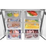 מקרר מקפיא תחתון 4 דלתות HAIER האייר HRF700FSS