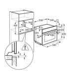 תנור אפיה בילד אין AEG אאג KME761000B