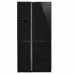 מקרר מקפיא תחתון 4 דלתות SHARP שרפ SJ8801BK