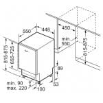 מדיח כלים אינטגרלי מלא BOSCH בוש SRV2HKX39E